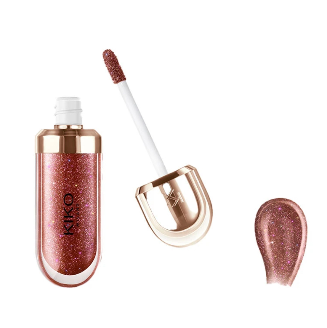 لیپ گلاس قهوه ای کیکو Kiko Milano کد 44 (های کپی)