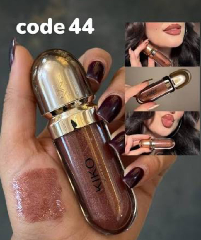 لیپ گلاس قهوه ای کیکو Kiko Milano کد 44 (های کپی)