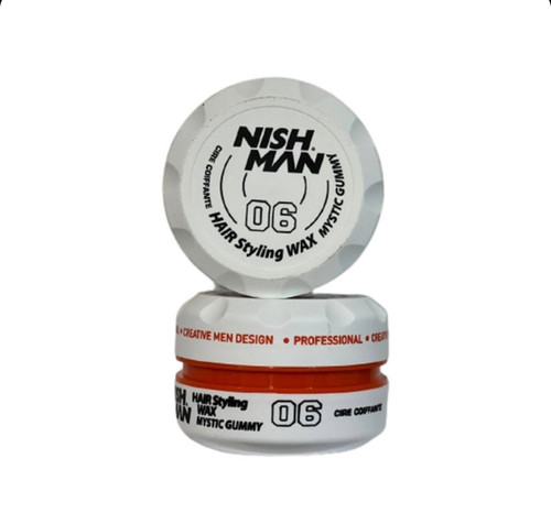 واکس مو نیشمن سفید 06 مدل Nishman Hair Styling Wax MYSTIC GUMMY