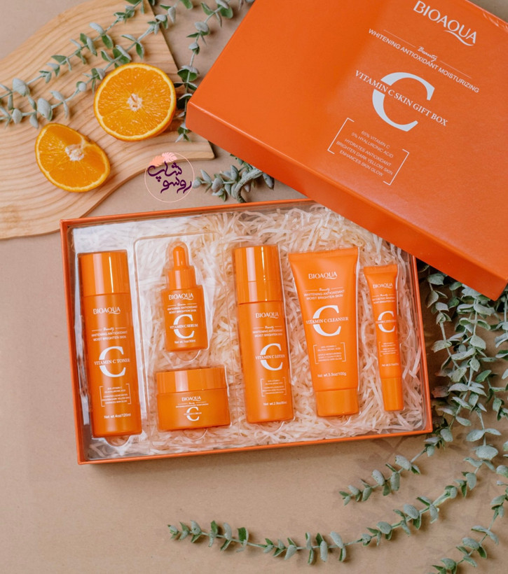پک روتین مراقبت پوستی سفیدکننده ویتامین C 65% بیواکوا