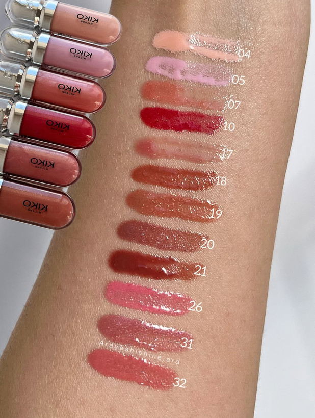 لیپگلاس کیکو Kiko milano Lip gloss(سری B)