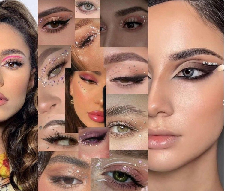 نگین چسبی میکاپ